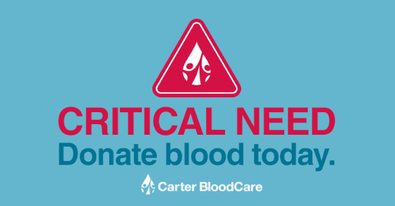 When Texans feel under the weather, it takes a toll on the blood supply