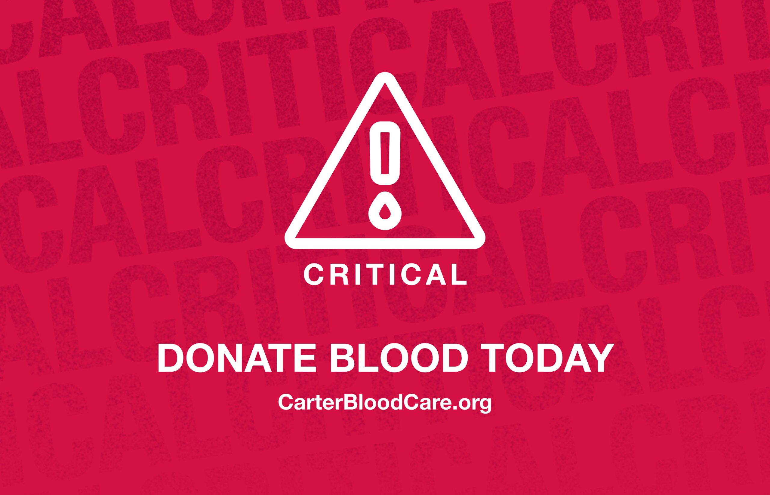 Carter BloodCare declares blood supply in critical need