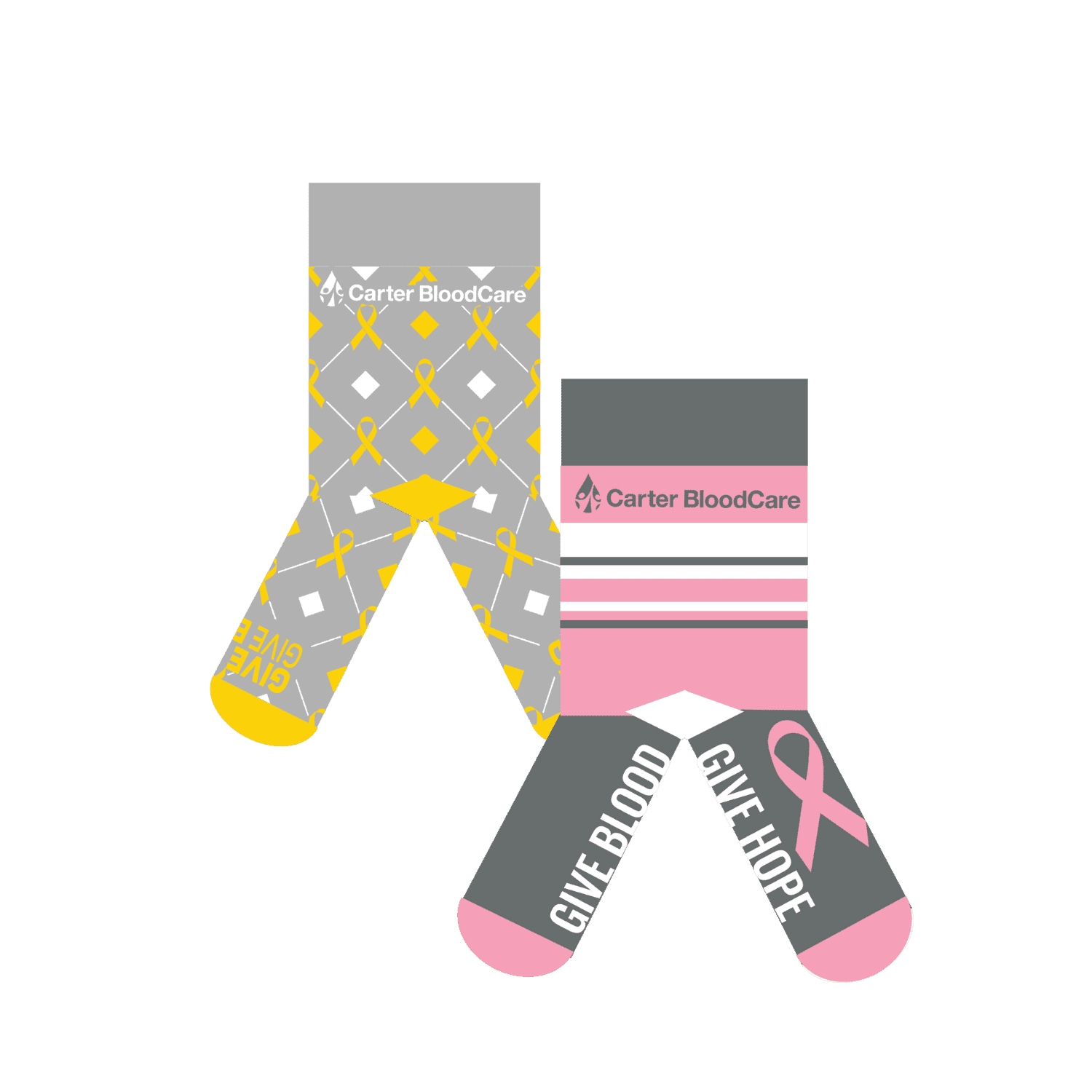 September & October 2022: Cancer Awareness Socks