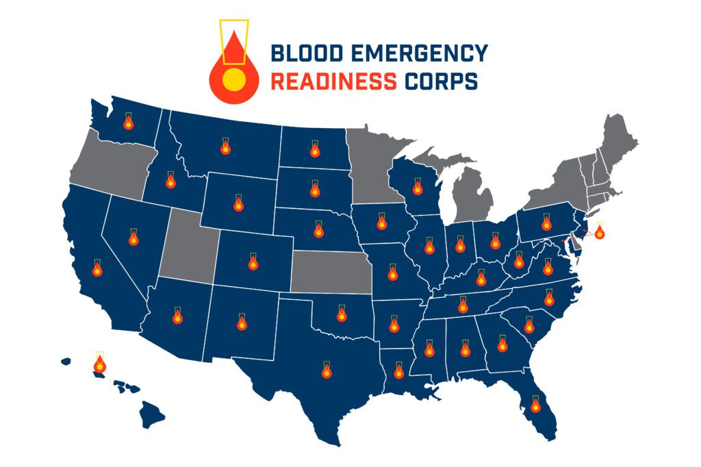 Majority of U.S. blood centers now part of nation’s first emergency blood reserve