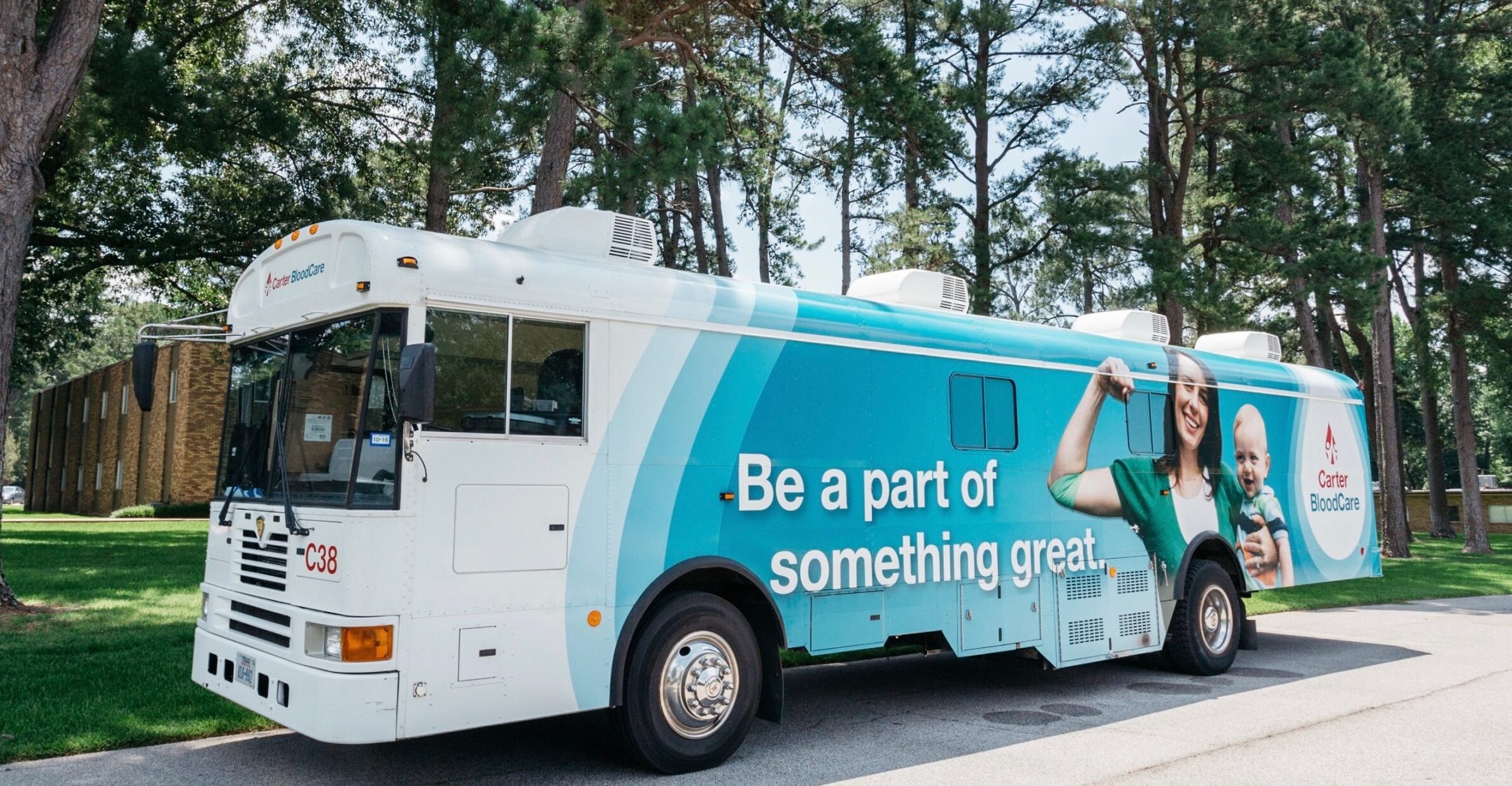 Carter Bloodcare bus for mobile blood donation