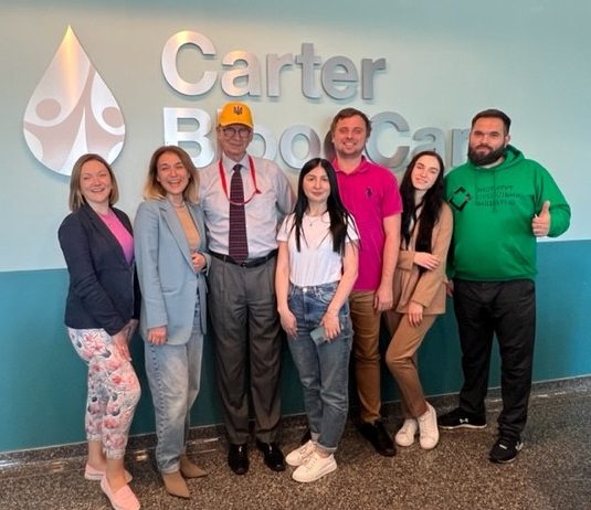 Carter BloodCare hosts Ukrainian health professionals in North Texas