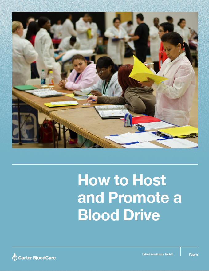 Blood Drive Coordinator Toolkit