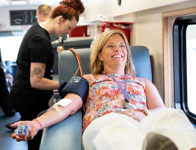 Mobile collection donor