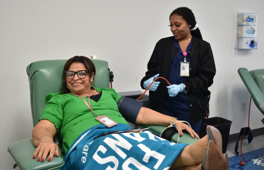 Employee blood drive