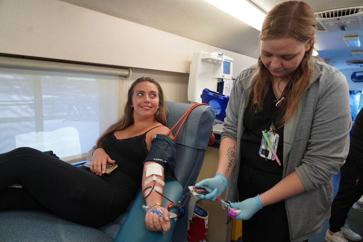 Blood drive brings all students into Bluebonnet Battle
