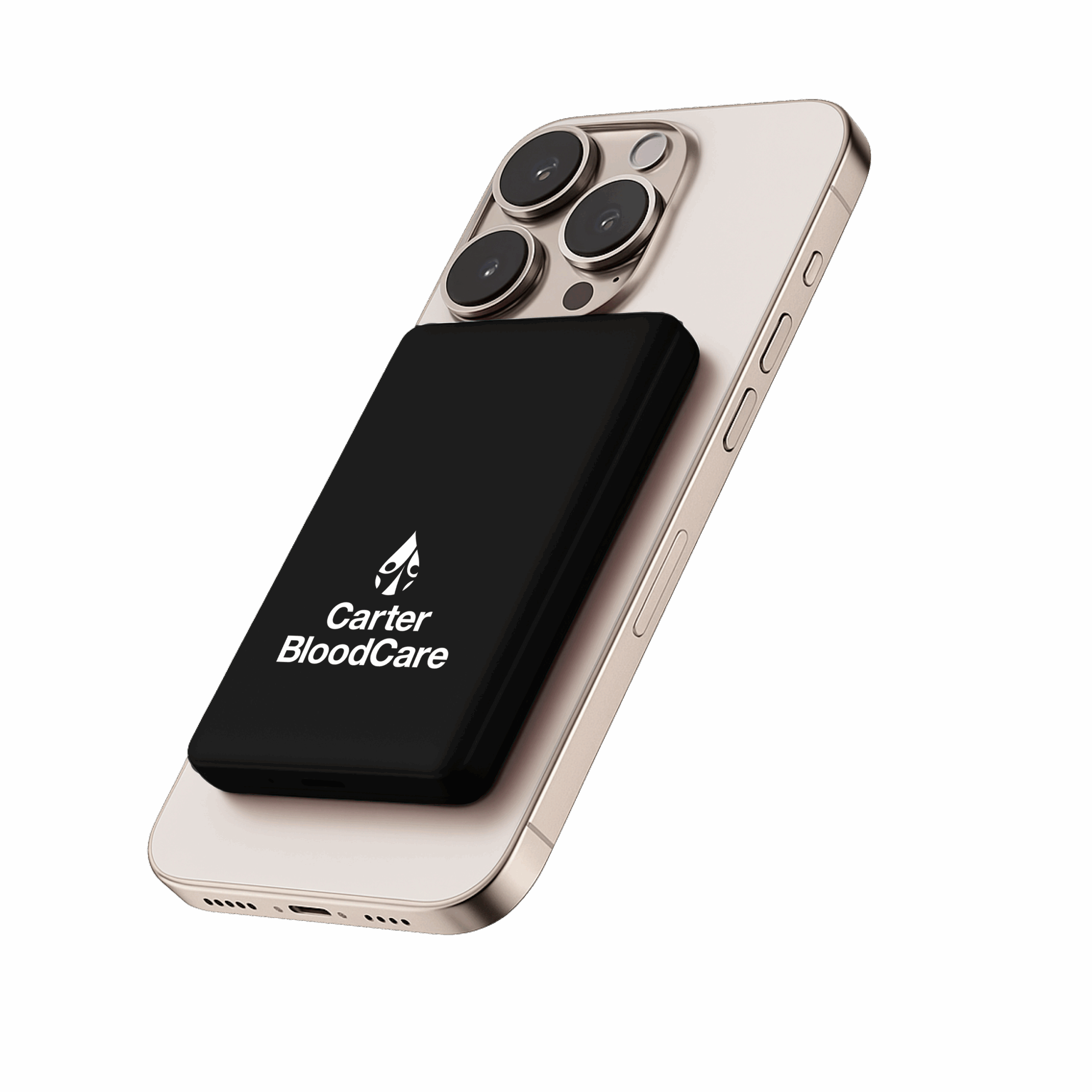 Black Magnetic Carter BloodCare Phone charger