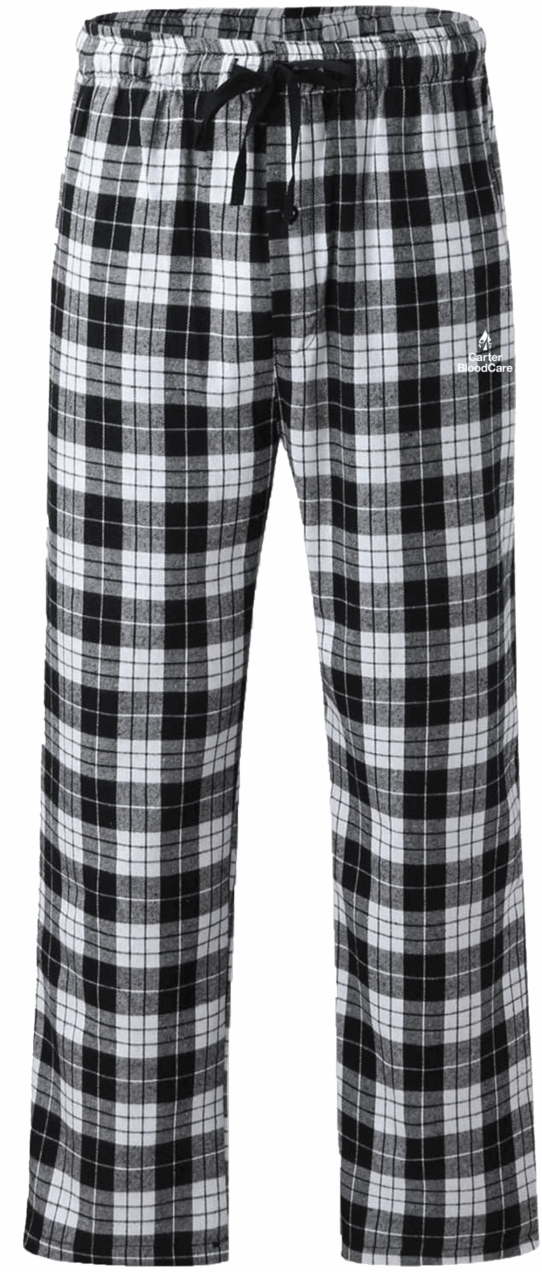 Carter BloodCare Gray Plaid Lounge Pants