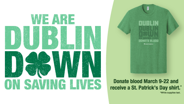 A pint o’ red earns you a tee o’ green