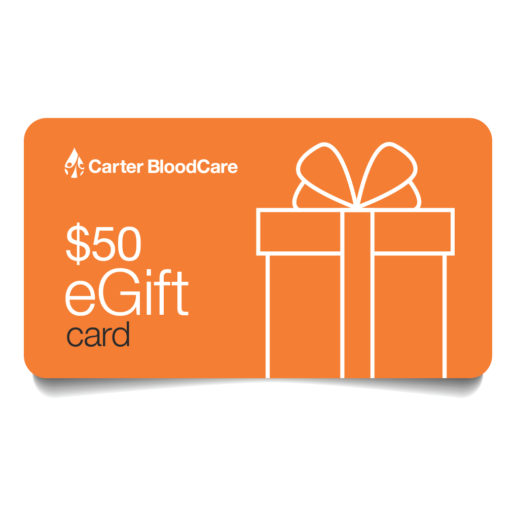 Dedicated donor rewards tango gift card