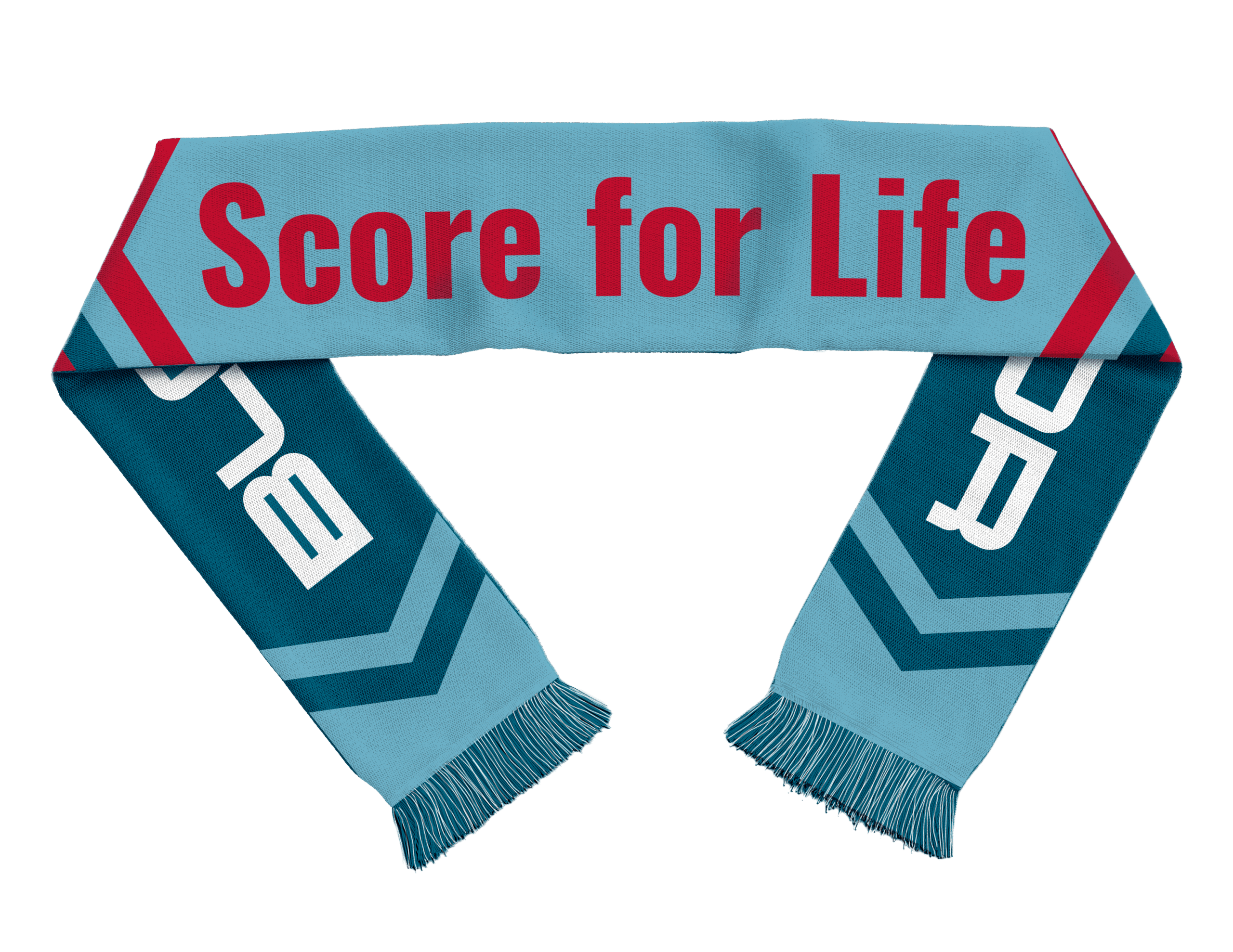 custom carter bloodcare soccer scarf