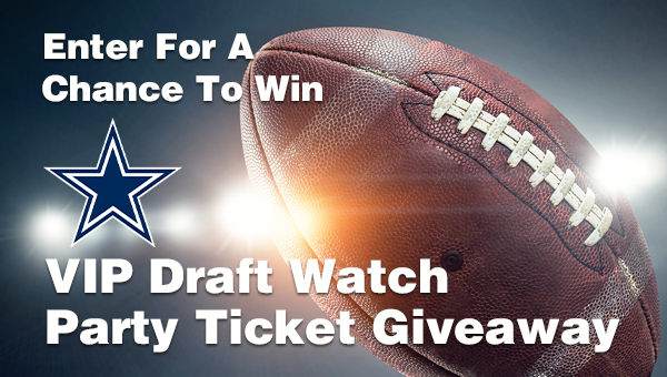 Carter BloodCare offers chance at VIP tickets to Cowboys NFL Draft Watch Party