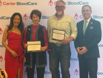 Fox 44’s lead news and weather anchors emcee event honoring local blood donors
