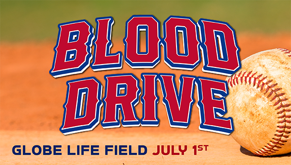 Texas Rangers and Carter BloodCare to host blood drive at Globe Life Field July 1